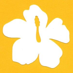 25 Pack Papier Hibiskus Blume Form, Blume Cutout Die, Karton Blume, DIY Tulpenblume, DIY Karte Blumen, Frühling, Scrapbook Blumen