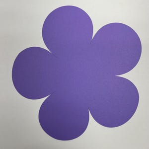 Paquet de 25 formes de fleur en papier, matrice de découpe fleur, fleur en papier cartonné, fleur à faire soi-même, fleurs en carton à faire soi-même, printemps, fleurs de scrapbooking
