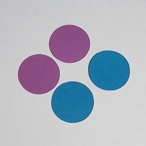 Paquet de 25 - formes circulaires en papier, cercle découpé, cercle en papier cartonné, cercle à faire soi-même, articles de fête, mariage, anniversaire
