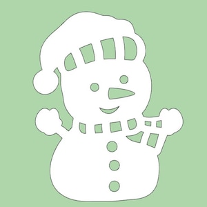 Paquet de 25 - formes de bonhomme de neige en papier, bonhomme de neige découpé, bonhomme de neige à faire soi-même, articles de fête, mariage, anniversaire