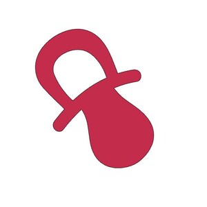 Paquete de 25 recortes de chupetes de papel, decoración DIY para baby shower