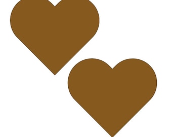 25 Pack - Paper Heart Shapes, Hearts Cut Out, Card Stock Heart, Love, DIY Heart, Party Supplies
