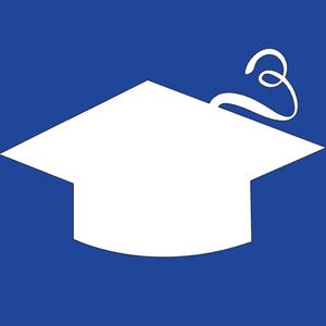 Paquet de 25 - Formes de chapeaux de fin d'études en papier, découpes, bricolage, articles de fête, mariage, anniversaire