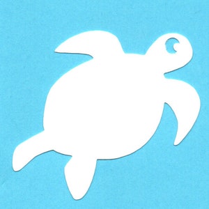 25er-Pack - Papier-Schildkrötenformen, Ausgeschnittene Meeresschildkröte, Schildkröte aus Karton, DIY-Meeresschildkröte, Partyzubehör, Hochzeit, Geburtstag