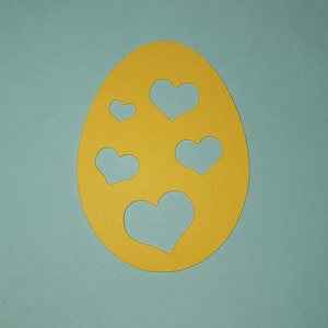 Paquet de 25 formes d'oeufs de Pâques coeur, lapin découpé, papier cartonné de Pâques, lapin à faire soi-même, articles de fête, mariage, anniversaire, Pâques, printemps