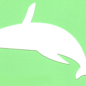 Paquet de 25 - Formes de baleines de mer en papier, baleines de mer découpées, baleines en papier cartonné, baleines de mer à faire soi-même, articles de fête, mariage, anniversaire