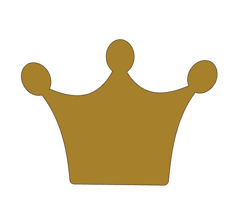 Simple Crown With Rounded To 25 Pack - Paper Crown Shapes, Cut Out, DIY, Party Supplies, Wedding ...