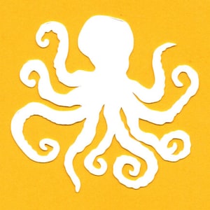25er Pack - Papier-Oktopus-Formen, Ausgeschnittene Meer-Krake, Karton-Krake, DIY-Krake, Partyzubehör, Hochzeit, Geburtstag