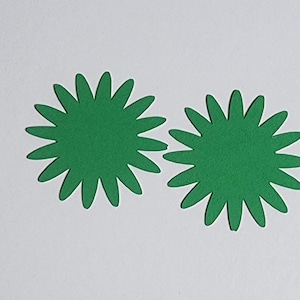 25 Pack Paper Flower Shape, Flower Cut Out Die, Cardstock Flower, DIY Tulip Flower, DIY Card Flowers, Spring, Scrapbook Flowers