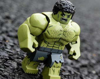 Hulk MOC Miniaturfigur Marvel Super Hero Kompatibel Blöcke Perfekt für Geburtstagsgeschenk Premium ABS