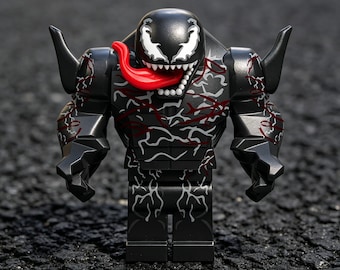 Venom 12-Piece Miniature figure Set: Marvel Symbiote Collection, Full-Body Printed ABS Figures with Matte/Gloss Finish for Adult Collectors