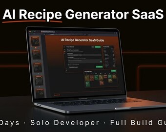 AI Recipe Generator SaaS Build Guide — Pantry Based, Edamam Nutrition, Meal Planning, Family Plans, 30 Days