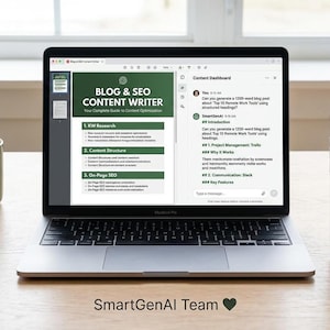 Claude AI Prompt, SEO Writing Guide PDF | Content Writer Setup, Digital Download