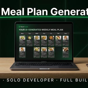 AI Meal Plan Generator SaaS Build Guide — Solo Developer Roadmap, OpenAI, Nutritionix API, Family Plans, Launch 30 Days