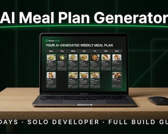 AI Meal Plan Generator SaaS Build Guide — Solo Developer Roadmap, OpenAI, Nutritionix API, Family Plans, Launch 30 Days