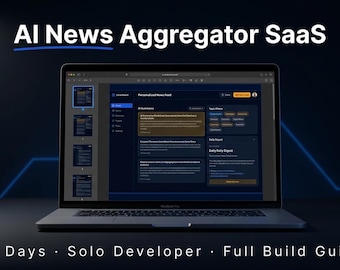 AI News Aggregator SaaS Build Guide — NewsAPI, GPT-4o, Daily Digest Email, Story Clustering, Team Plans, 30 Days