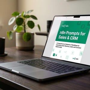 n8n Prompts for Sales & CRM | 41 AI Prompts for Deal Qualification, Outreach and Forecasting | ChatGPT Claude Automation Templates