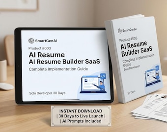 Cano: 30-Day AI Resume Builder SaaS Implementation Guide – ATS-Optimized, Build Your Own Tech Career Platform