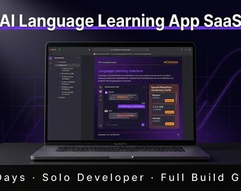 AI Language Learning App SaaS Build Guide — GPT-4o, Whisper, Spaced Repetition, Speech Practice, 30 Days