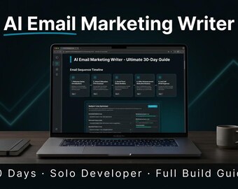 AI Email Marketing Writer SaaS Build Guide - Sequence Builder, Subject Optimizer, Resend API, Agency Plans, 30 Days