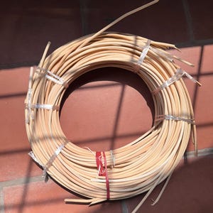 Rattan Caning Kit with Spline – Natural Rattan Core for Chair Repair, Upcycling, Furniture Restoration