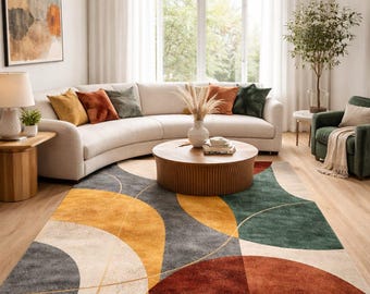 met de hand getuft wollen reliëf echt handgemaakt tapijt modern woon- en luxe kamertapijt. woondecoratie beste moment en feesttapijt.