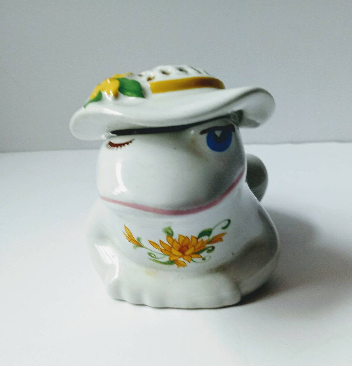 Avon Frog Potpourri Holder Avon Frog Ceramic Pomander / 1980s Etsy