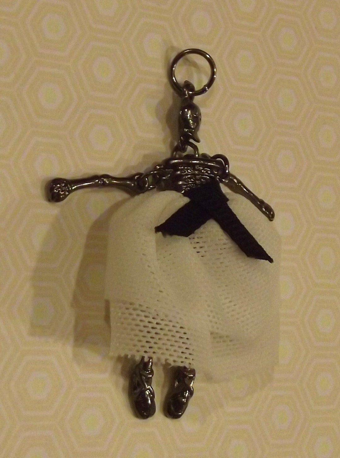Dancing Lady Skeleton Charm With Dress / Day of the Dead / Etsy