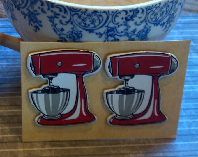 2 Vintage Style Kitchen Mixer Appliance Brads Choose Red and Etsy