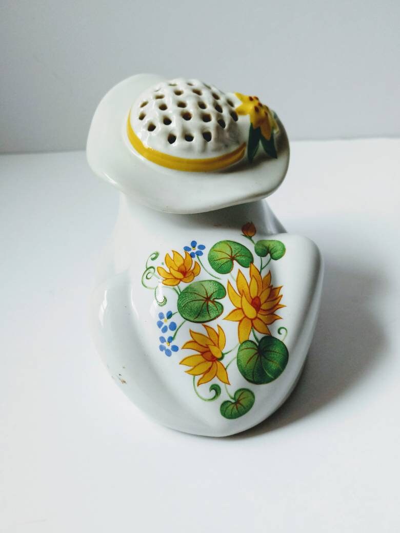 Avon Frog Potpourri Holder Avon Frog Ceramic Pomander / 1980s Etsy