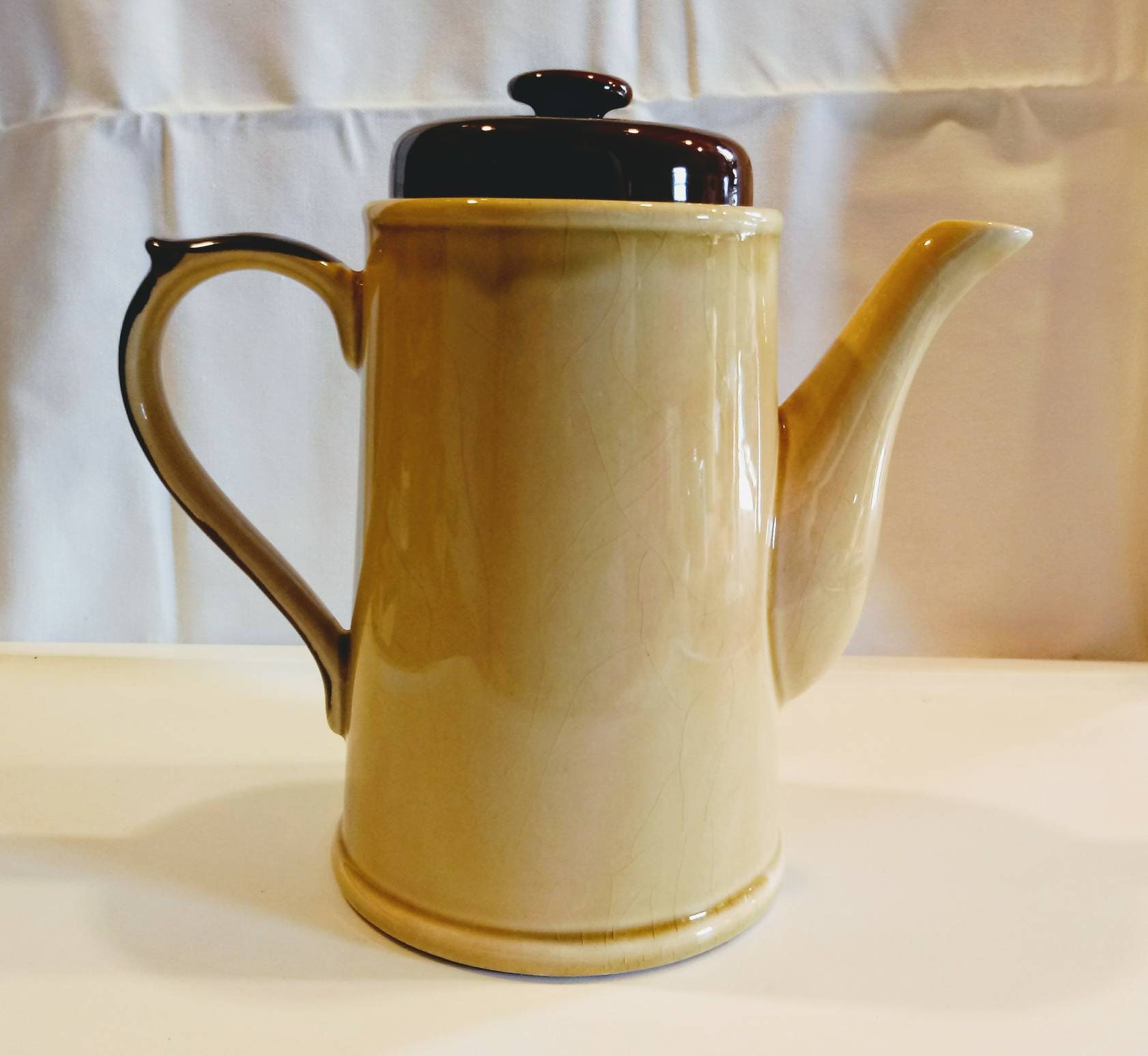 Vintage ceramic fine quality coffee Pot / Asake / Japan / Etsy