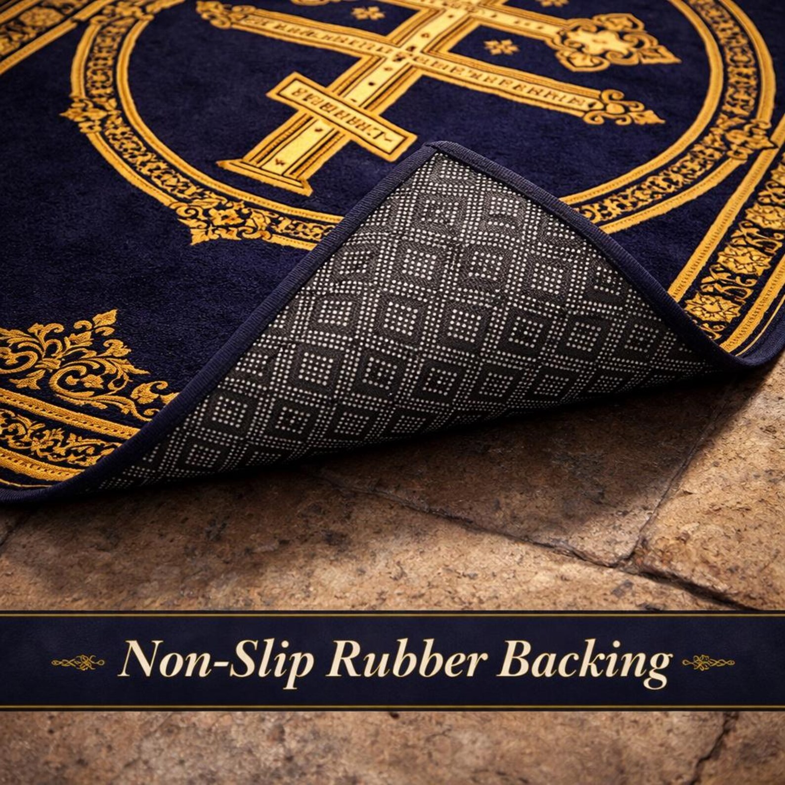 Church Rug Orthodox Cross Christian Prayer Rug, Byzantine Christian Rug, Orthodox ...