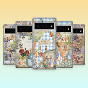 Beatrix Potter Phone Case Peter Rabbit Cover for Google Pixel 10, 10Pro, 9, 9Pro, 8A, 8, 7A, 6A, Samsung S26, S25Fe, S23, A16, iPhone 17, 16