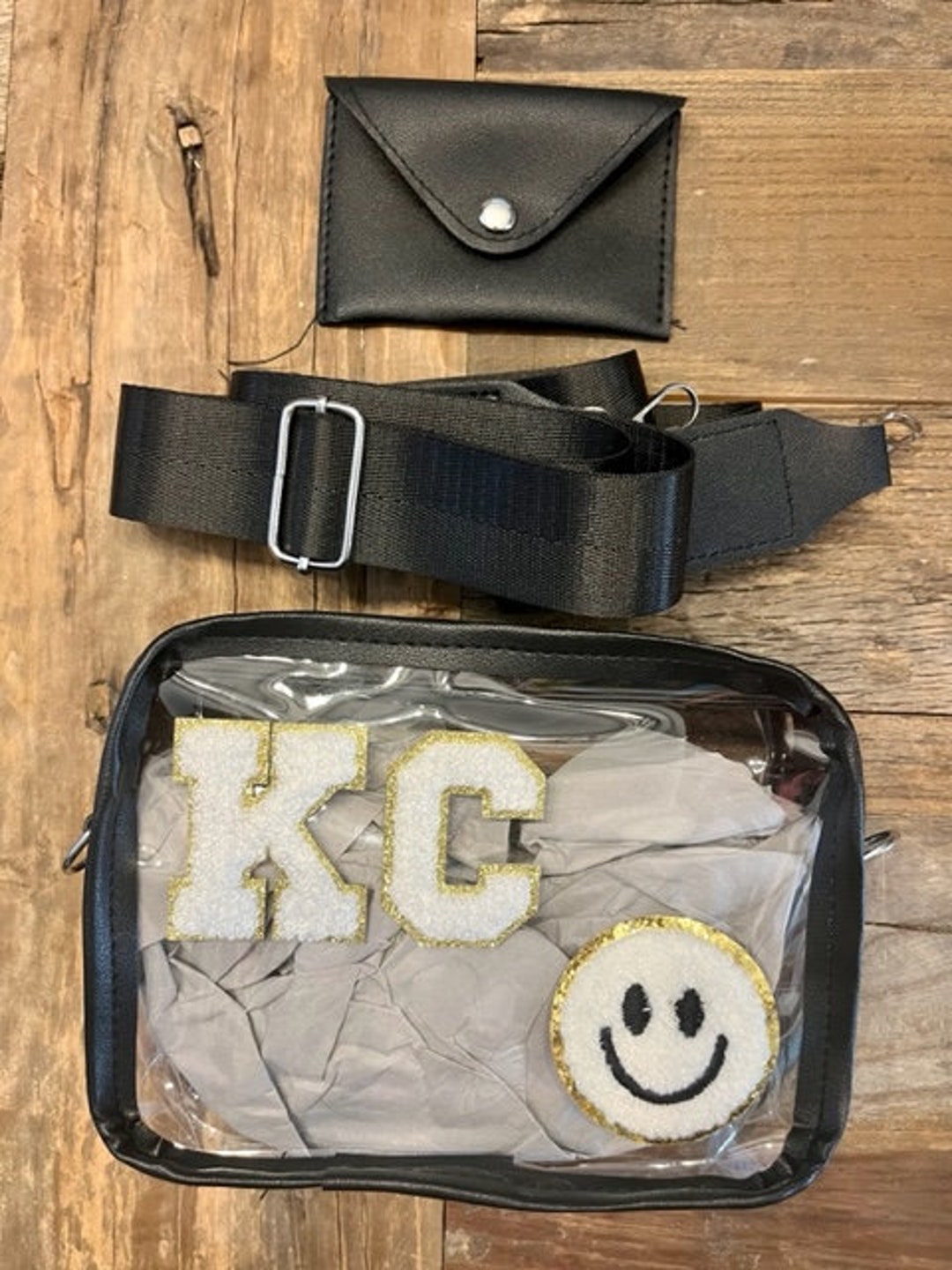 KC Chiefs Clear Stadium Bagclear Crossbody Pursegame Day Etsy