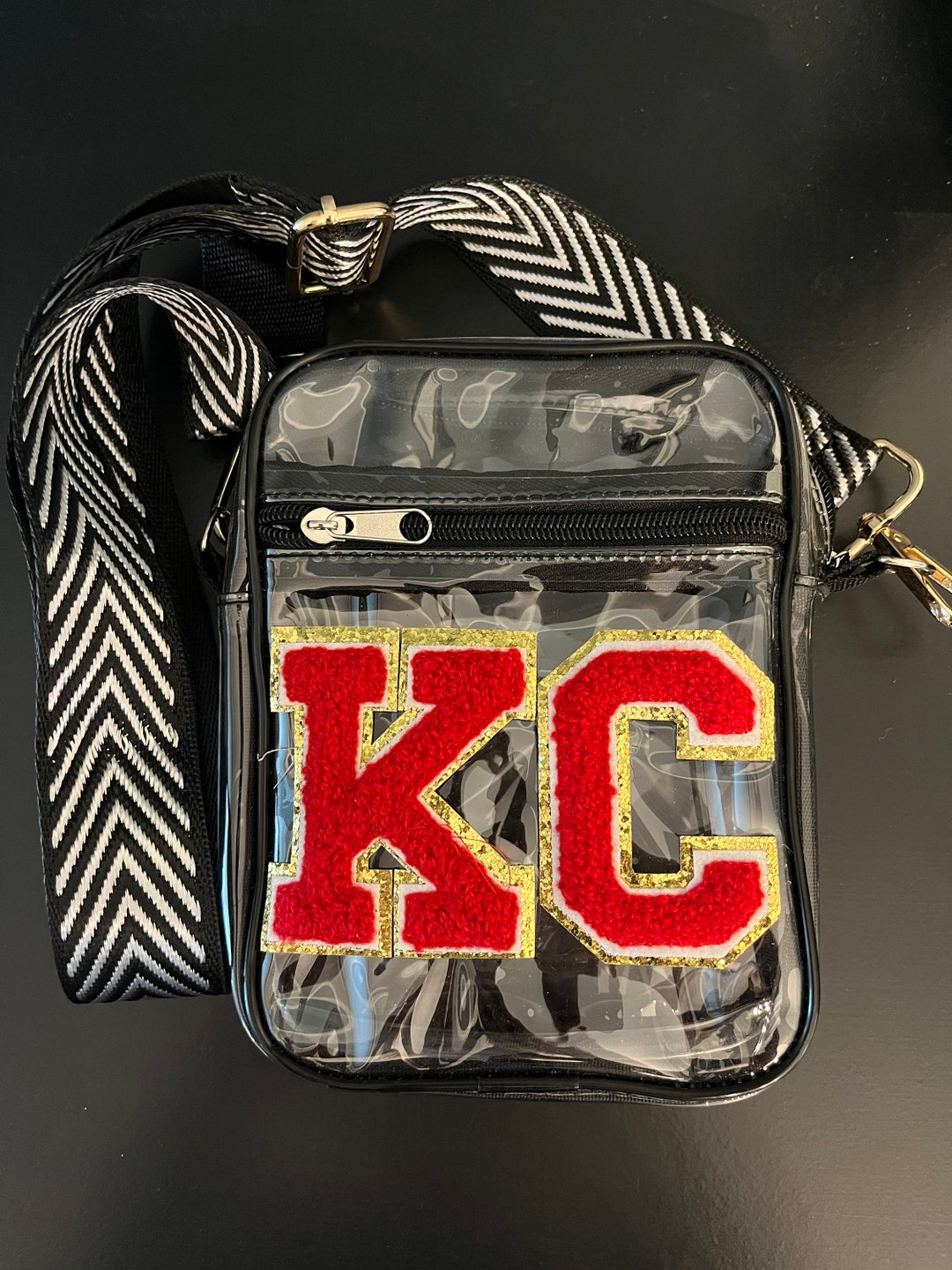 Kansas City Chiefs Clear Stadium Bagclear Crossbody Etsy