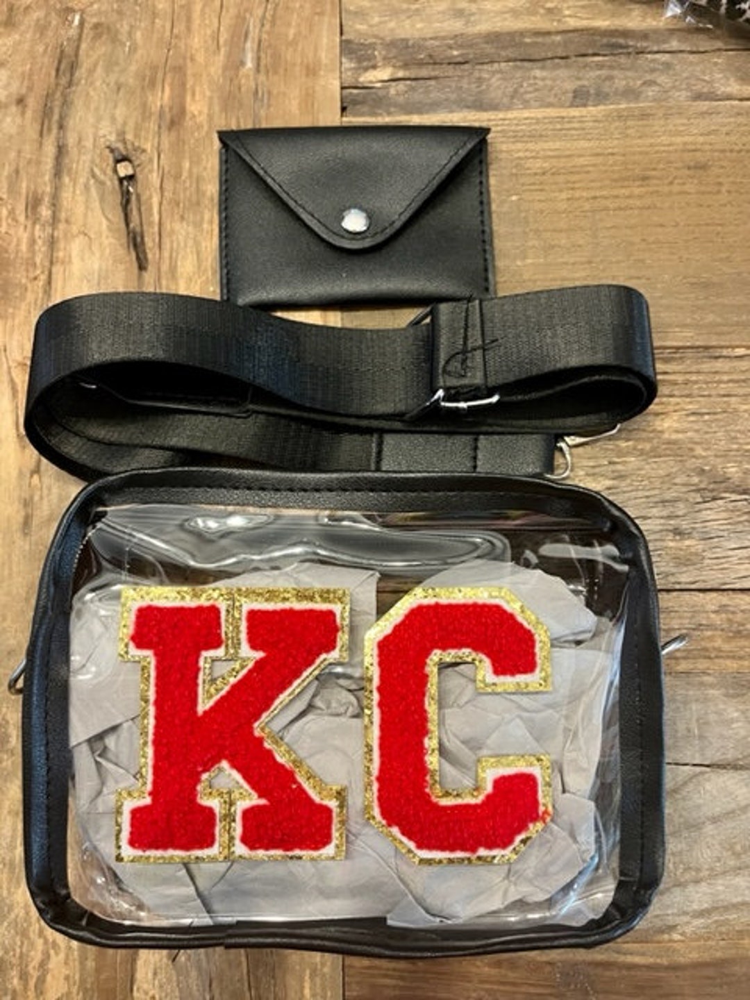 KC Chiefs NFL Clear Stadium Bagclear Crossbody Pursegame Day Etsy