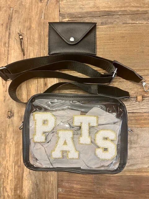 New England Clear Stadium Bag-clear Crossbody Purse-game Day Purse
