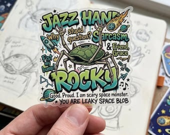 Project Hail Mary Sticker, Grace Rocky Save Stars Sticker, Amaze Sticker, Rocky Sticker, Scifi Reader Gift