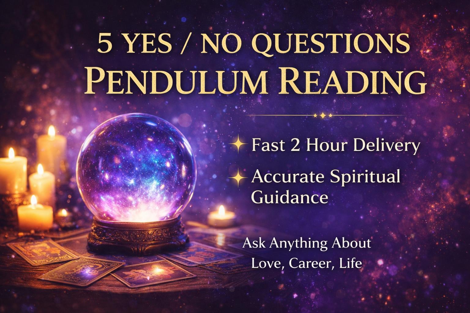 Yes/no Pendulum Reading | 5 Questions | Spiritual Guidance (2 Hour ...