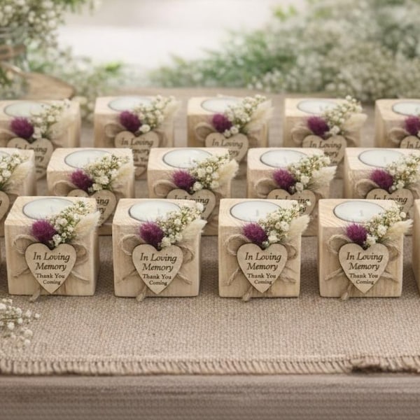 Personalized Memorial candle Favors, Funeral favors candles, In Loving memory candle,Funeral guests favors,remembrance gifts,Condolence gift