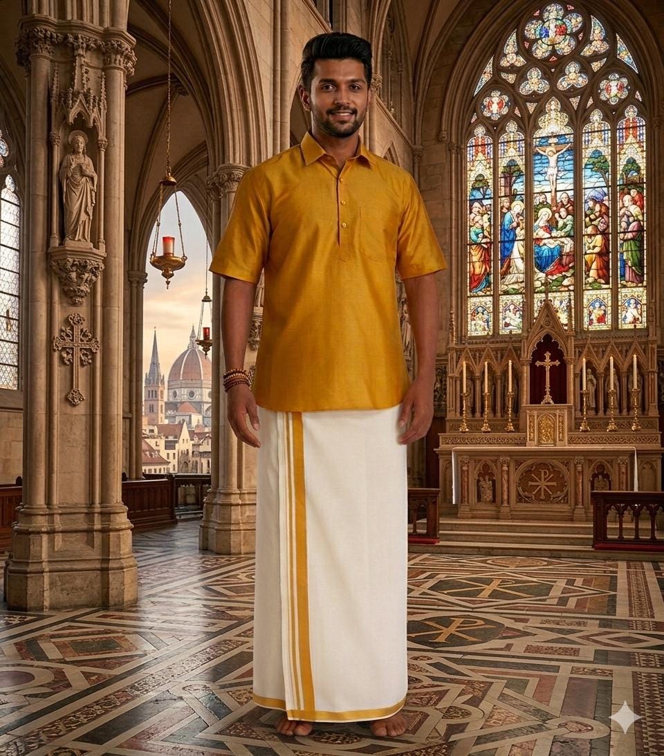 Mens South Indian Wedding Attire
