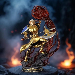 De sju dödssynderna – Escanor | Den enda Ascendanten STL-statyn | 3D-utskriftsmodell | Digital STL-fil