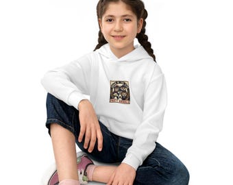 Sudadera infantil Vintage Space Adventure, con diseño de parche de astronauta retro.