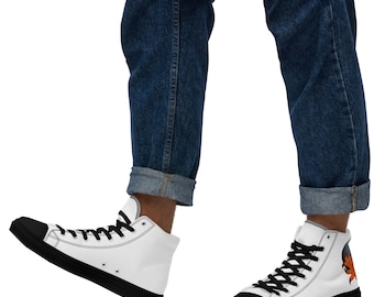 Men’s high top canvas shoes