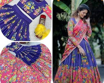 Launching Kalamkari Lehenga Choli