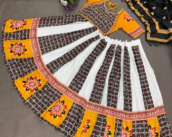 New Lounching Digital Print Muslin Cotton Lehenga Choli