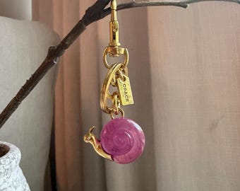 Snail Taschenanhänger / Schlüsselanhänger Handtaschen Dekoration Luxus Accessoires