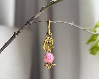 Rosa Bling Maus Taschenanhänger / Schlüsselanhänger Handtaschen Dekoration Luxus Accessoires