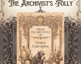 The Archivist’s Folly Gothic Alchemist Bookplate Set Personalized Ex Libris Labels Apothecary Library Victorian Engraving Design