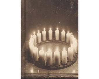 Candle Circle Notebook Wiccan Ritual Gothic Occult Altar Journal